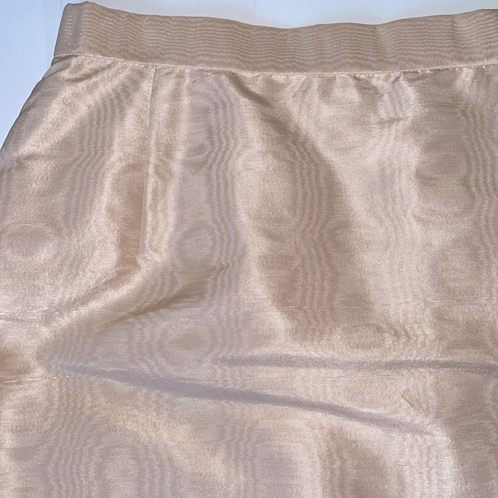 Oscar De La Renta Vintage NWT Silk Moire Pencil Skirt - Picture 3 of 11